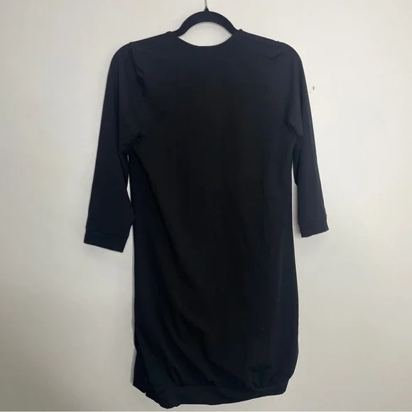 Anne Fontaine Norina Dress Black Size 42 - Picture 2 of 5